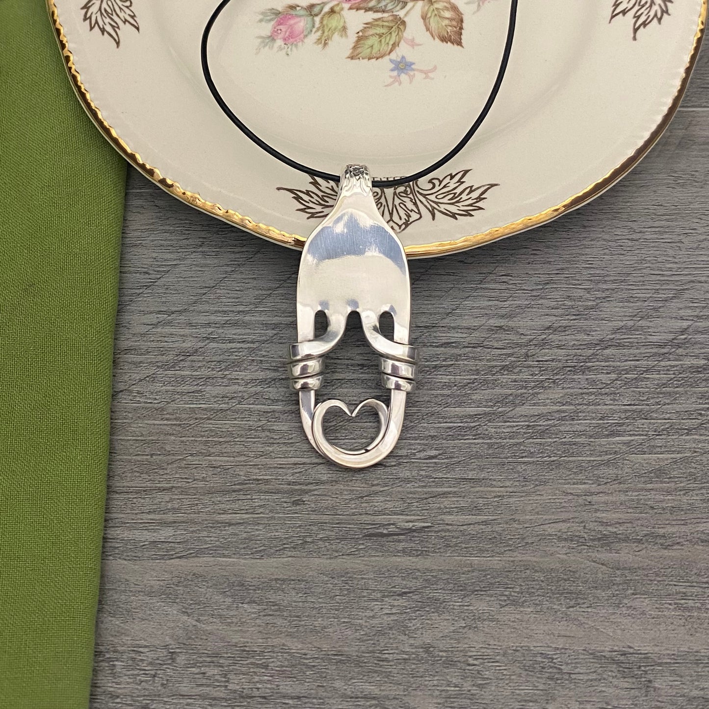 Heart Fork Necklace 'Adoration'