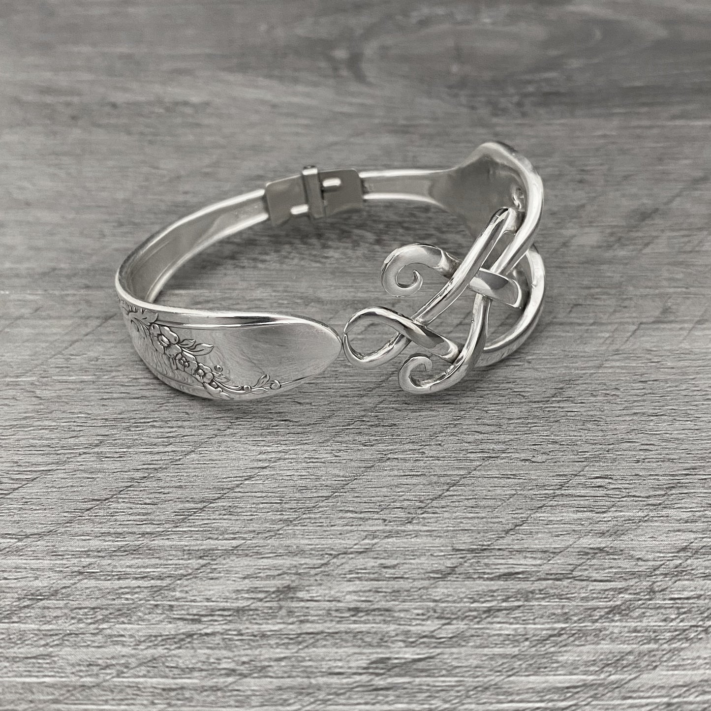 Celtic Weave Fork Bracelet