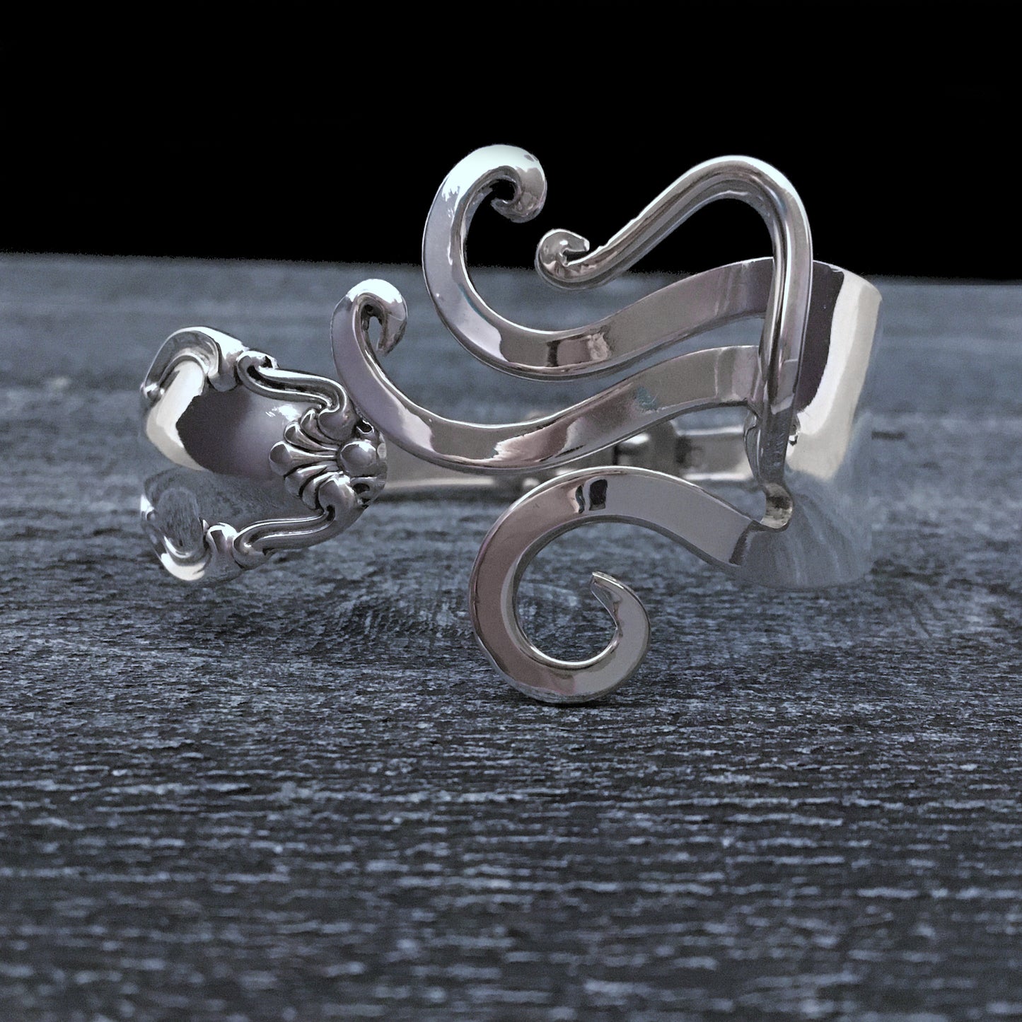 Abstract Fork Bracelet