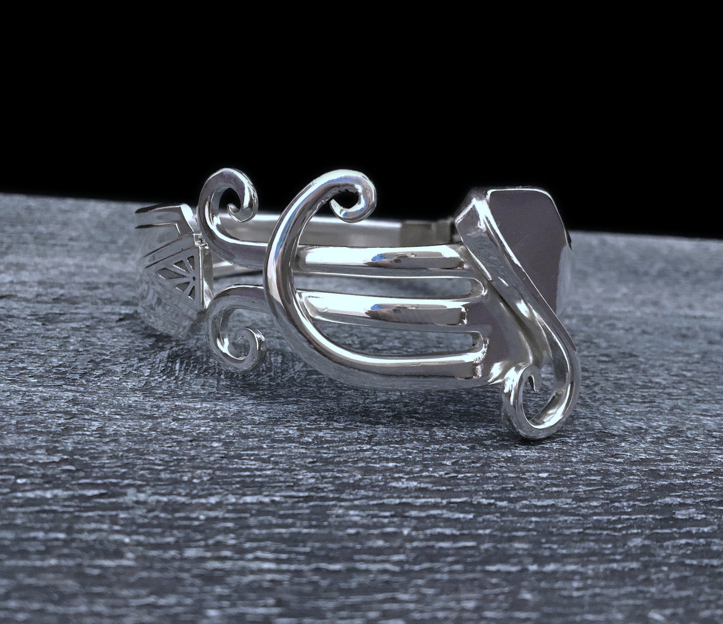 Abstract 6 Fork Bracelet