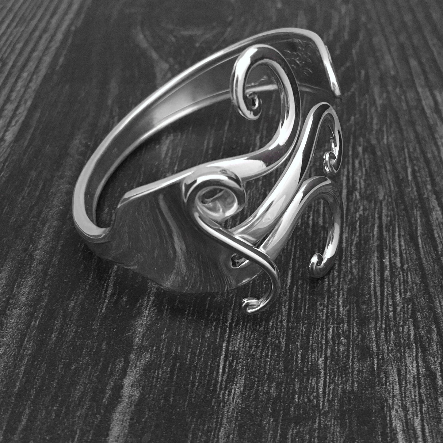 Abstract 7 Fork Bracelet