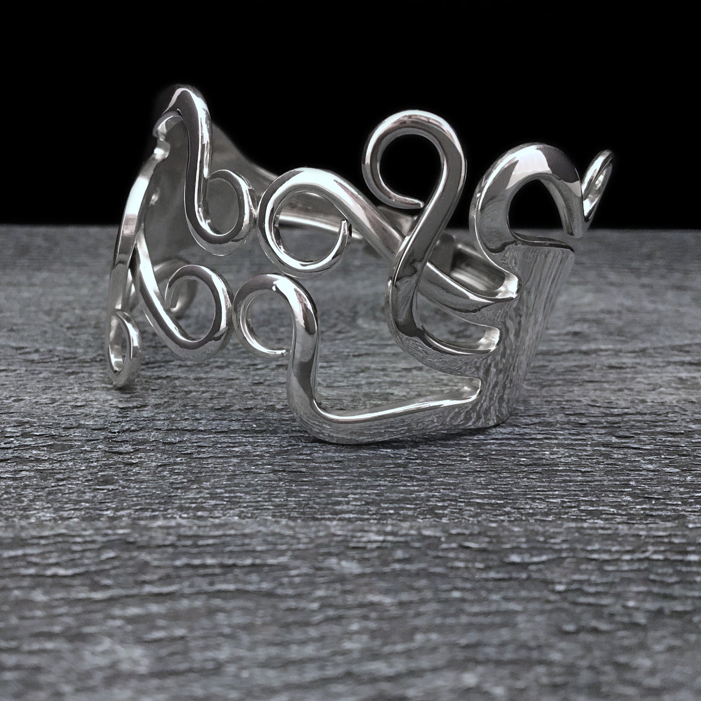 Celtic Twist Double Fork Bracelet