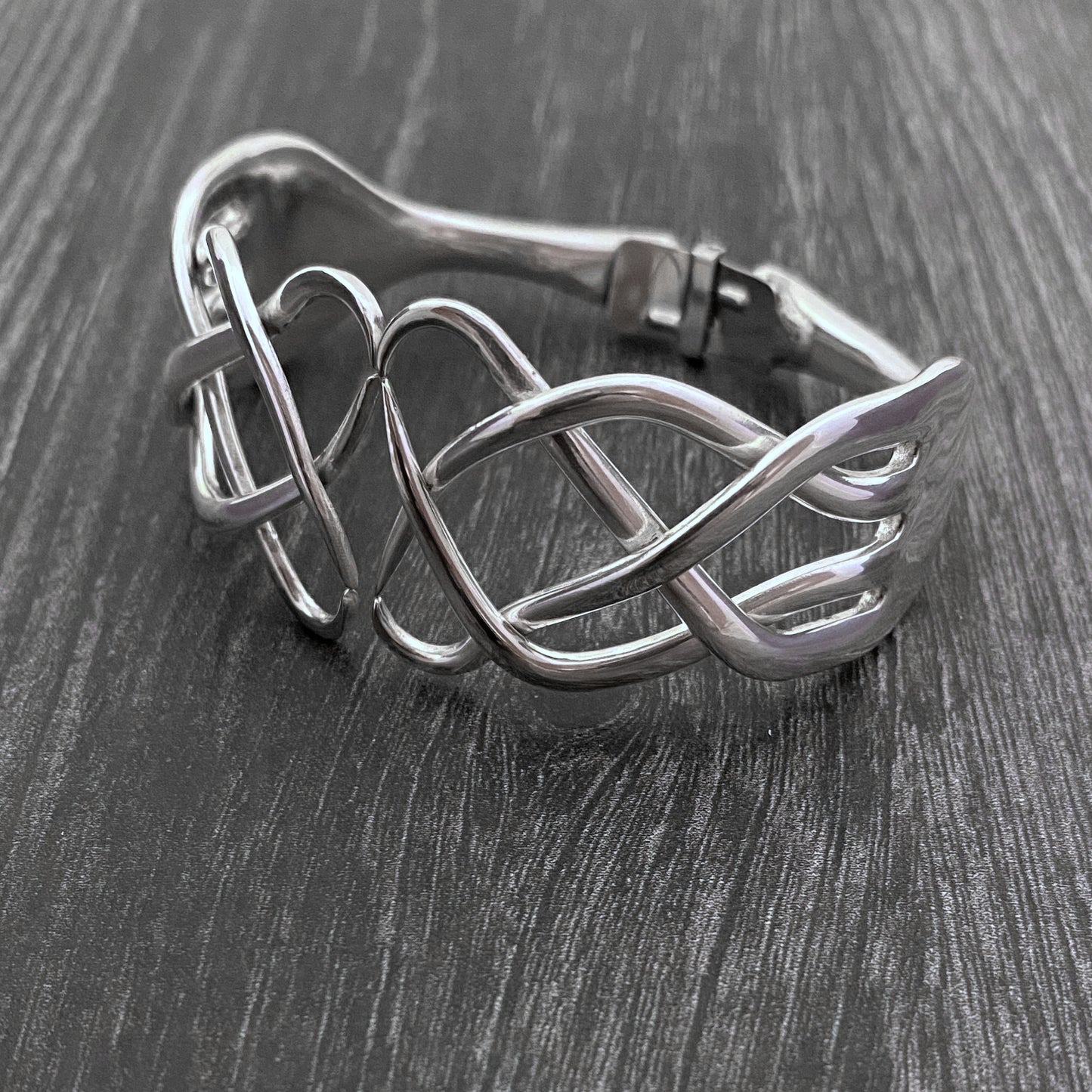 Celtic Knot Double Fork Bracelet