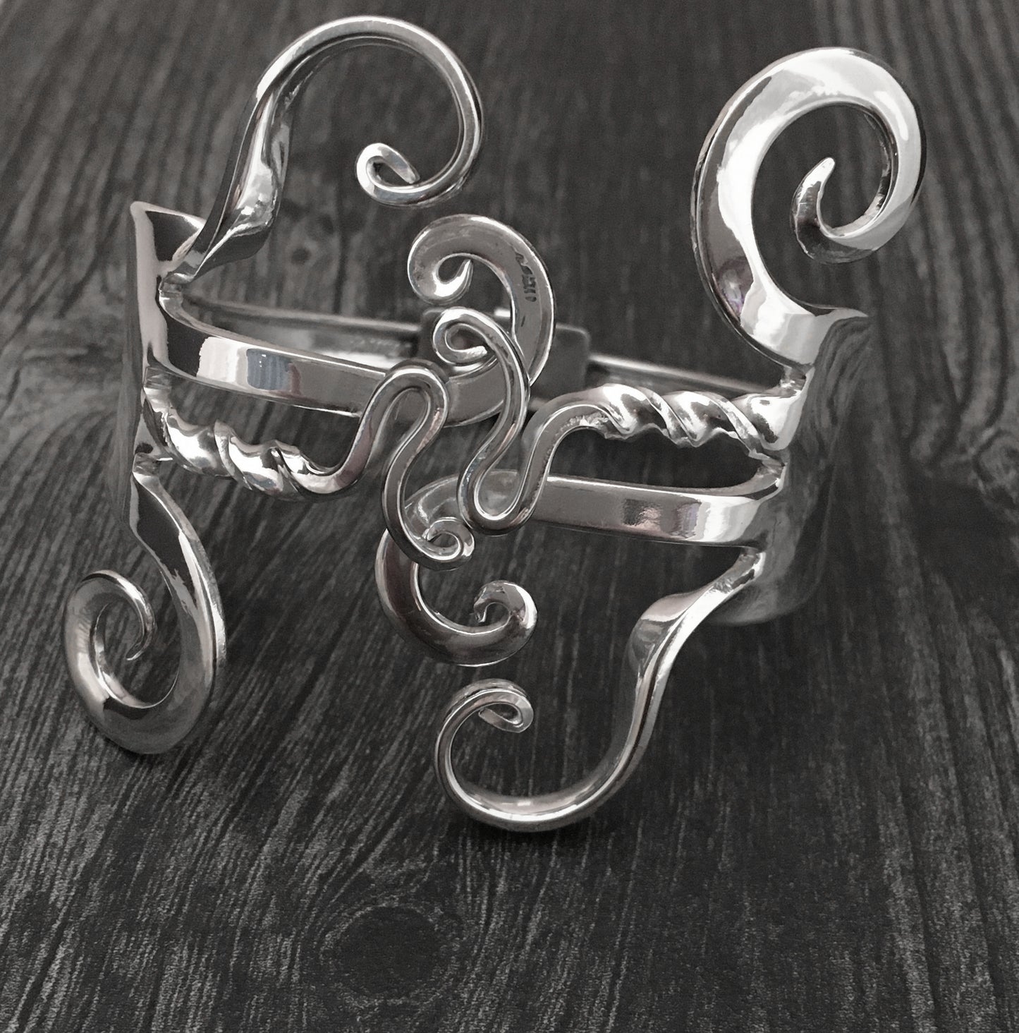Twisted Double Fork Bracelet