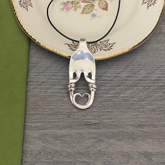 Heart Fork Necklace 'Adoration'