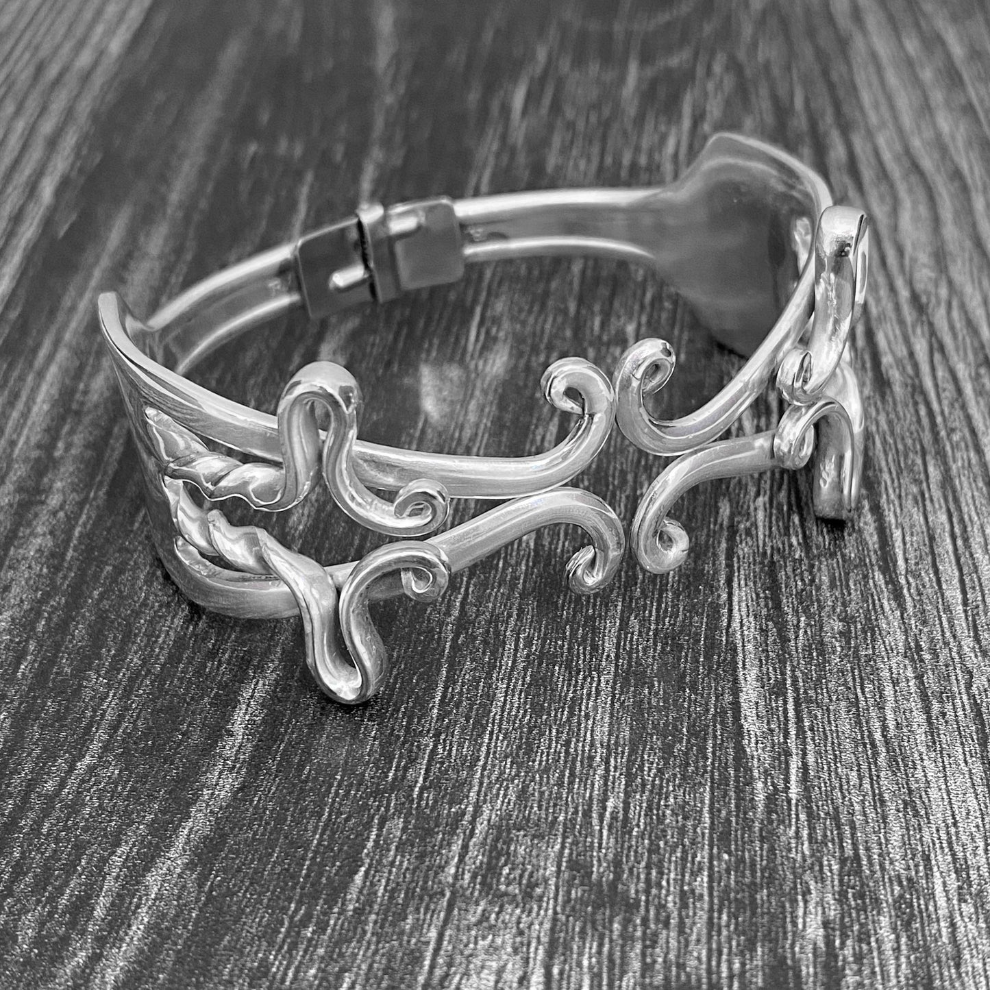 'Reflections' Double Fork Bracelet