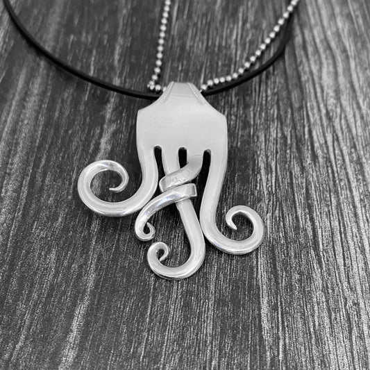 Lyric Fork Necklace